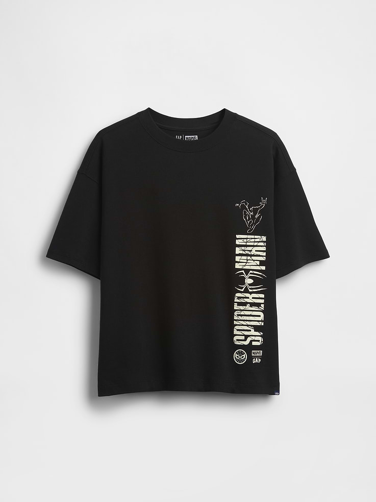 Image number 1 showing, Kids Marvel Oversized Graphic T-Shirt