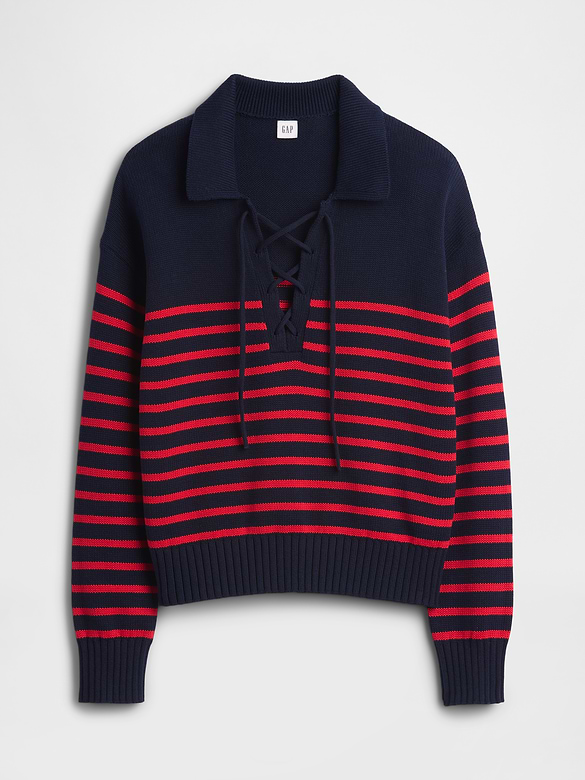 Relaxed Collared Sweater