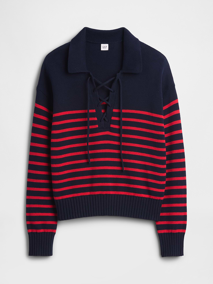 Image number 5 showing, Relaxed Collared Sweater