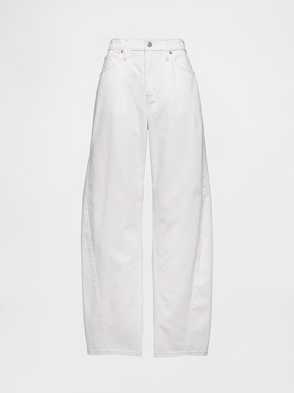 High Rise Barrel Jeans