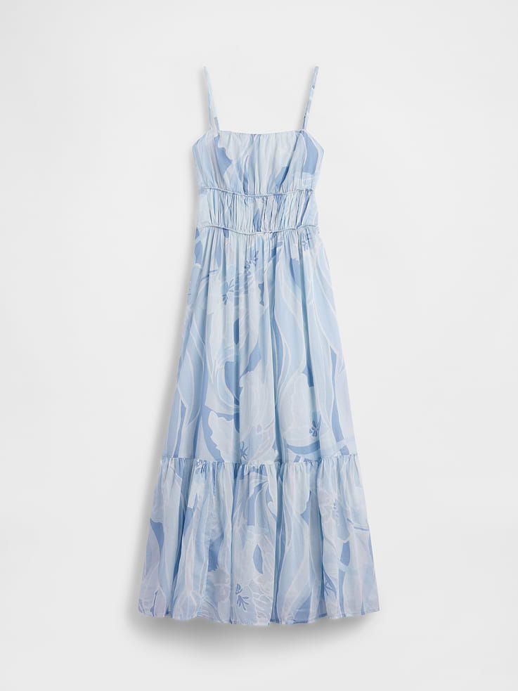 Image number 5 showing, Tiered Tie-Back Maxi Dress