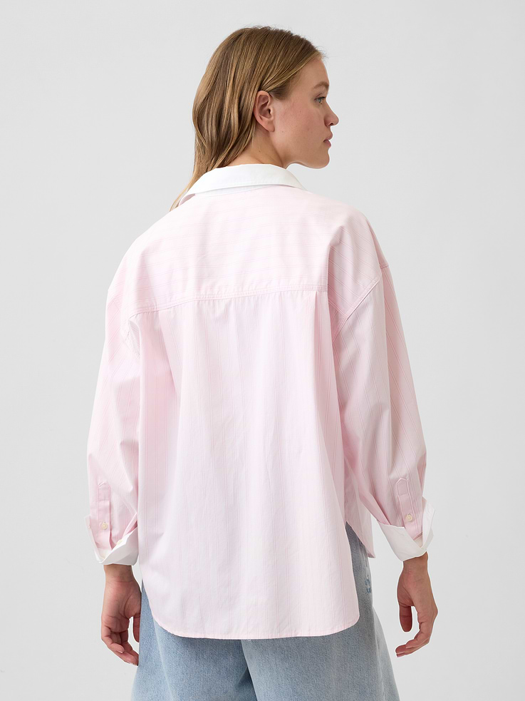 Image number 2 showing, Oversized Shirt in Poplin