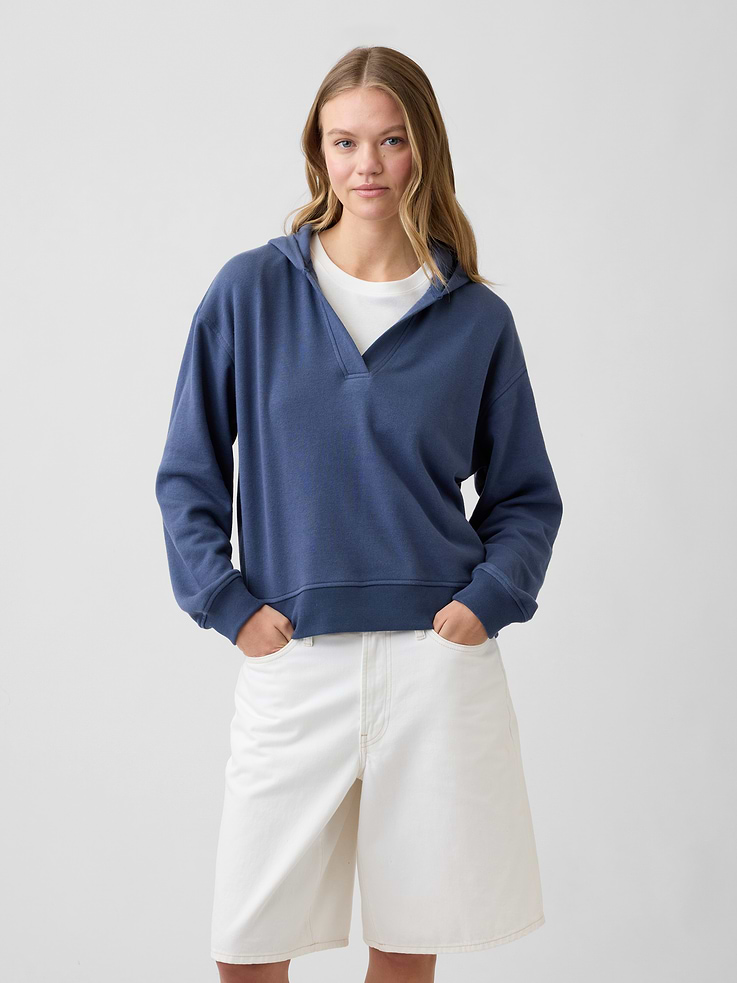 Image number 1 showing, Relaxed French Terry Hoodie