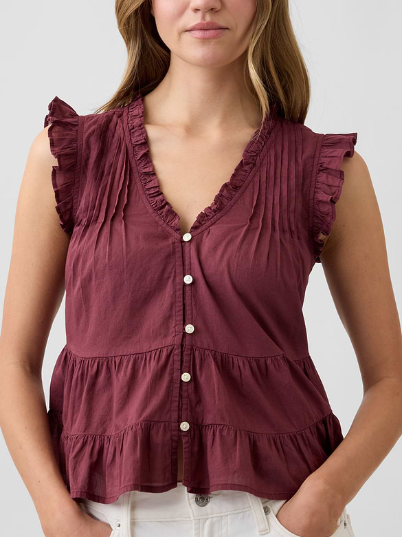 Tiered Ruffle Top