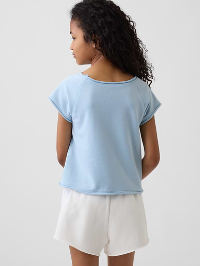 Image number 3 showing, Kids VintageSoft Terry Raglan Graphic Sweatshirt