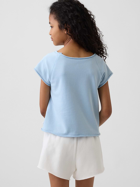 Kids VintageSoft Terry Raglan Graphic Sweatshirt
