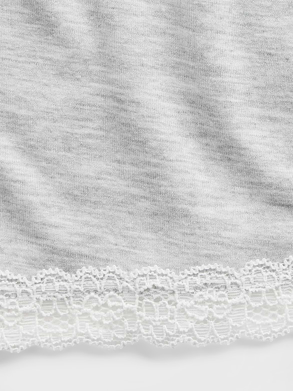 SoftMade Modal Lace-Trim PJ Shorts
