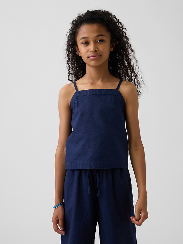 Kids Linen-Cotton Tank Top