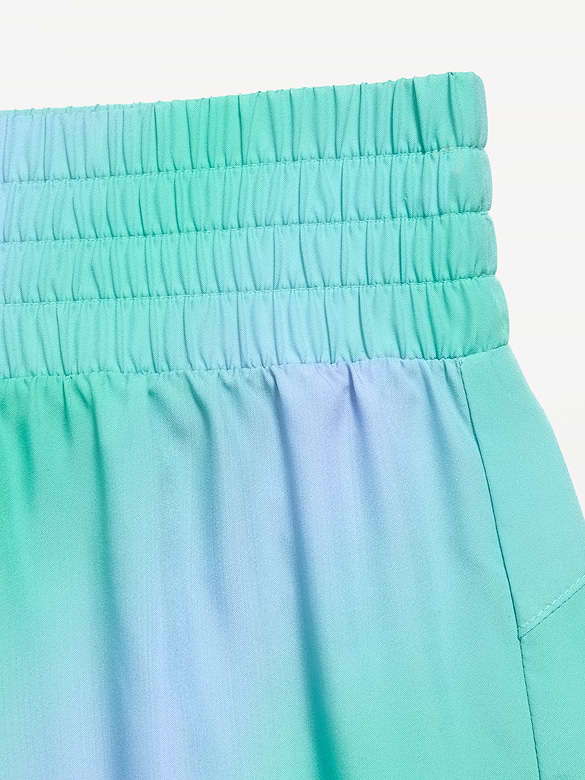 High-Waisted Dolphin-Hem Run Shorts for Girls