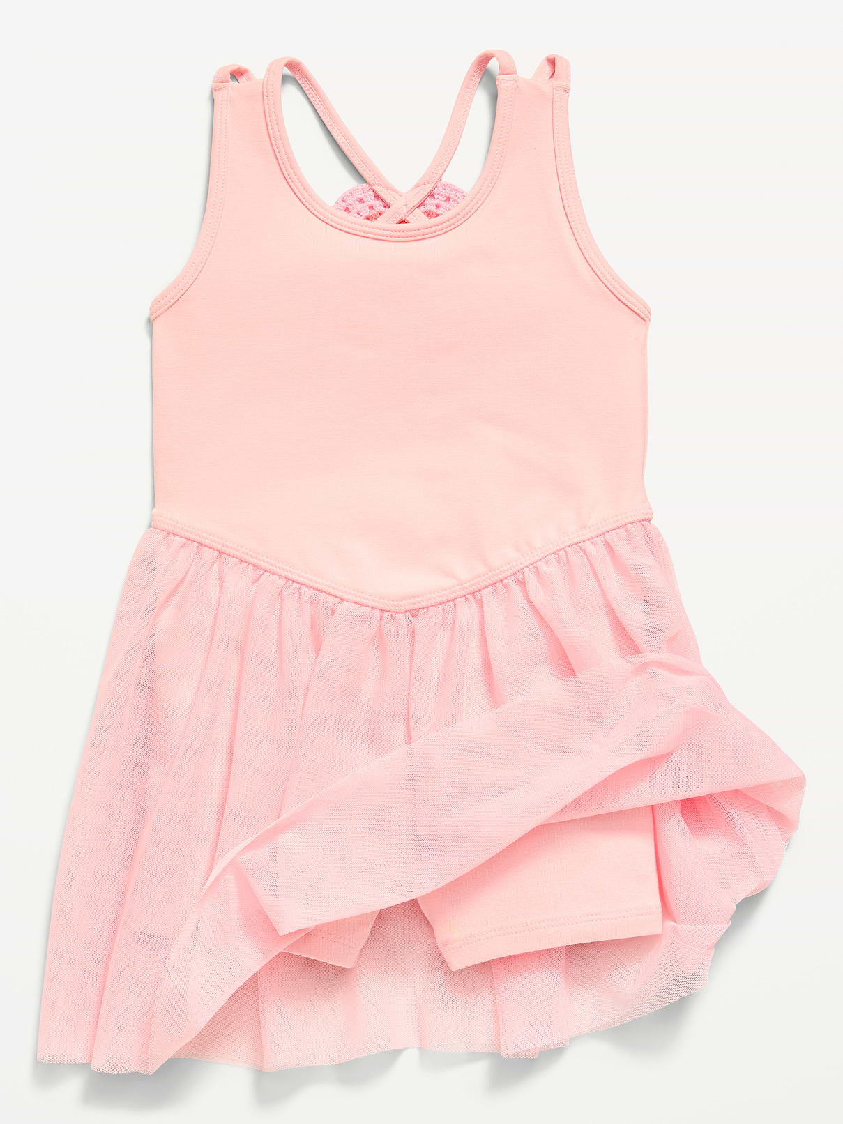 Image number 4 showing, Sleeveless Heart-Back Tutu Dress for Toddler Girls