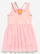 Image number 3 showing, Sleeveless Heart-Back Tutu Dress for Toddler Girls