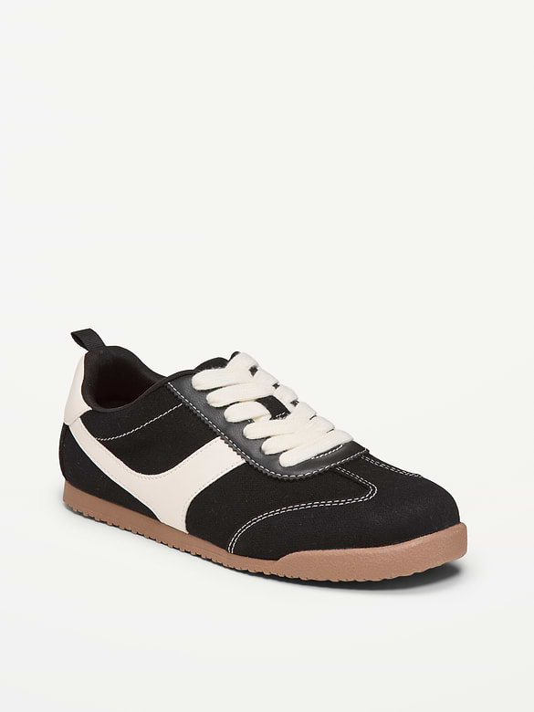 Canvas Lace-Up Sneakers for Girls