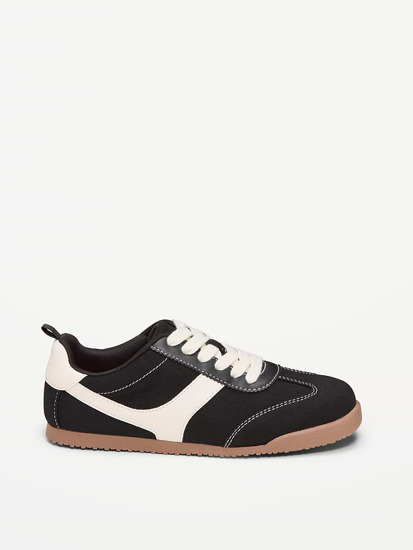 Canvas Lace-Up Sneakers for Girls