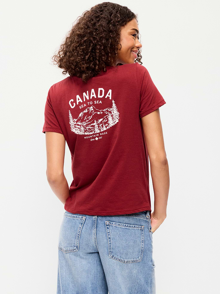 Image 2 of 9, Crew-Neck Graphic T-Shirt