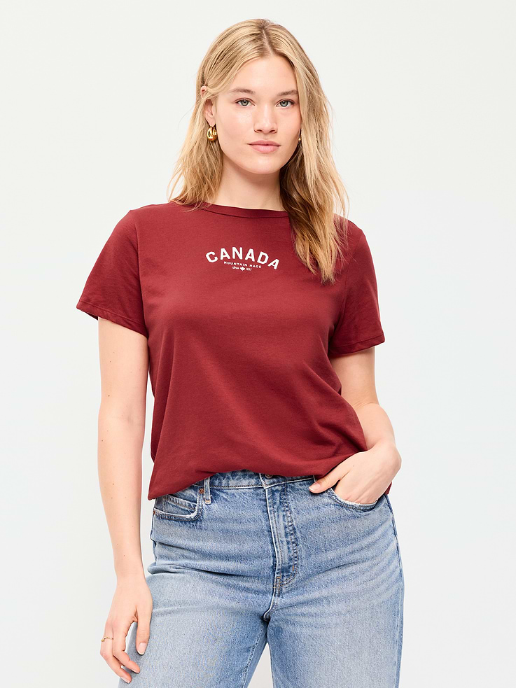 Image 6 of 9, Crew-Neck Graphic T-Shirt