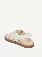 Image number 4 showing, Buckled Double-Strap Sandals for Girls