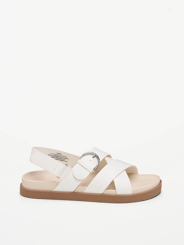 Buckled Double-Strap Sandals for Girls