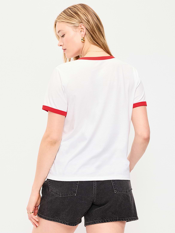 T-shirt passe-partout ras du cou à imprimé de la Fierté