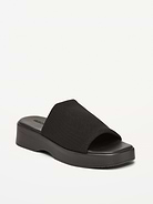 Image number 1 showing, Platform Slide Sandals for Girls
