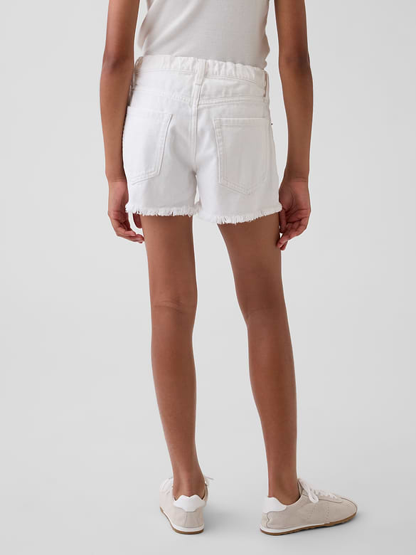 Kids Low Rise Stride Denim Shorts