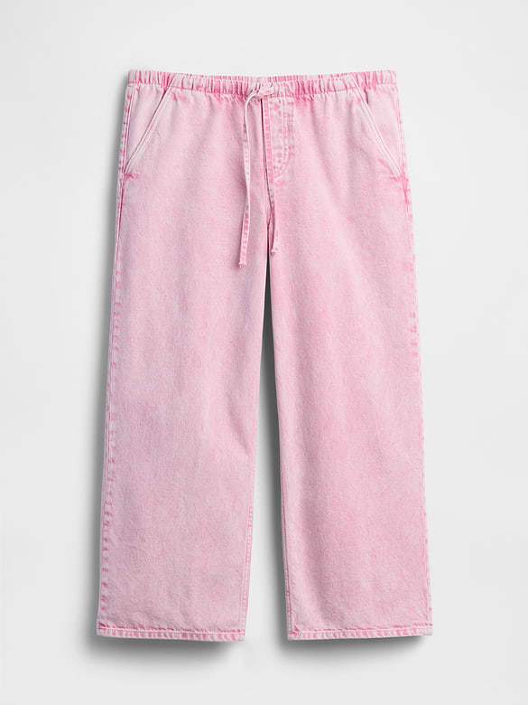 Low Rise '90s Loose Easy Crop Jeans