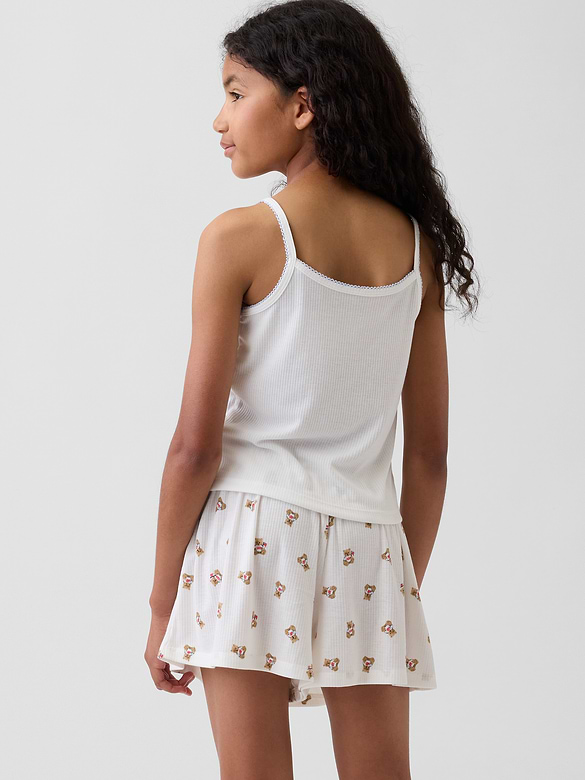 Kids Recycled Rib PJ Tank Top
