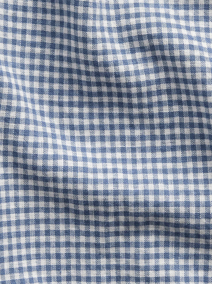 L'image numéro 5 présente Pantalon confort jambe large en lin et coton pour Enfant