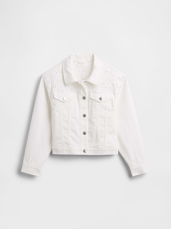 Kids Eyelet Denim Jacket
