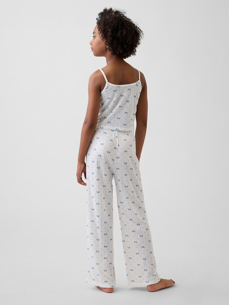 Image number 3 showing, Kids Recycled Pointelle Tank PJ Set