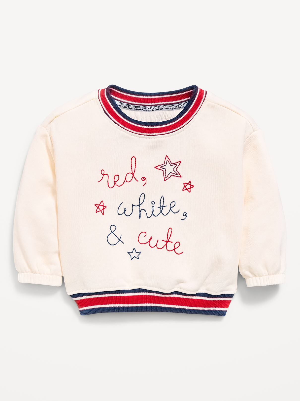Image number 1 showing, Printed Crew-Neck Sweatshirt for Baby