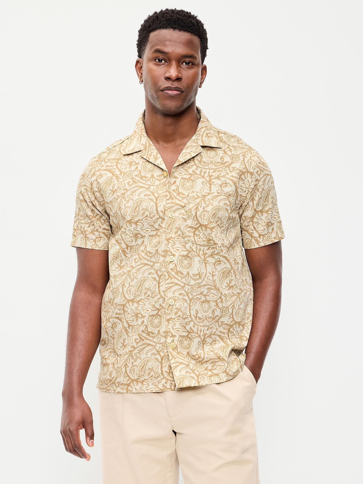 Short-Sleeve Camp Shirt | Old Navy