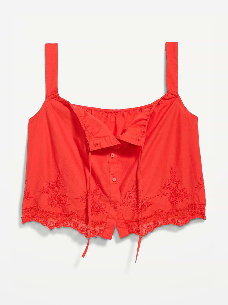 L'image numéro 9 présente Camisole nouée à l'avant