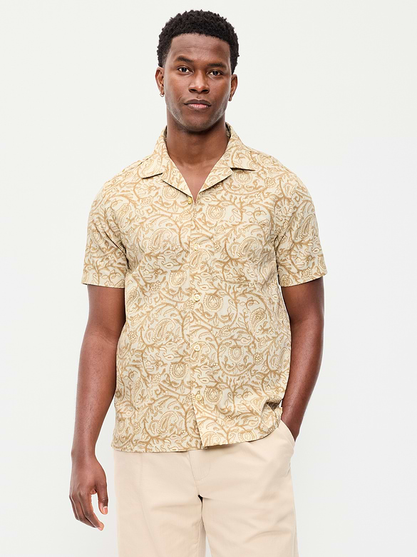 Chemise de vacances à manches courtes