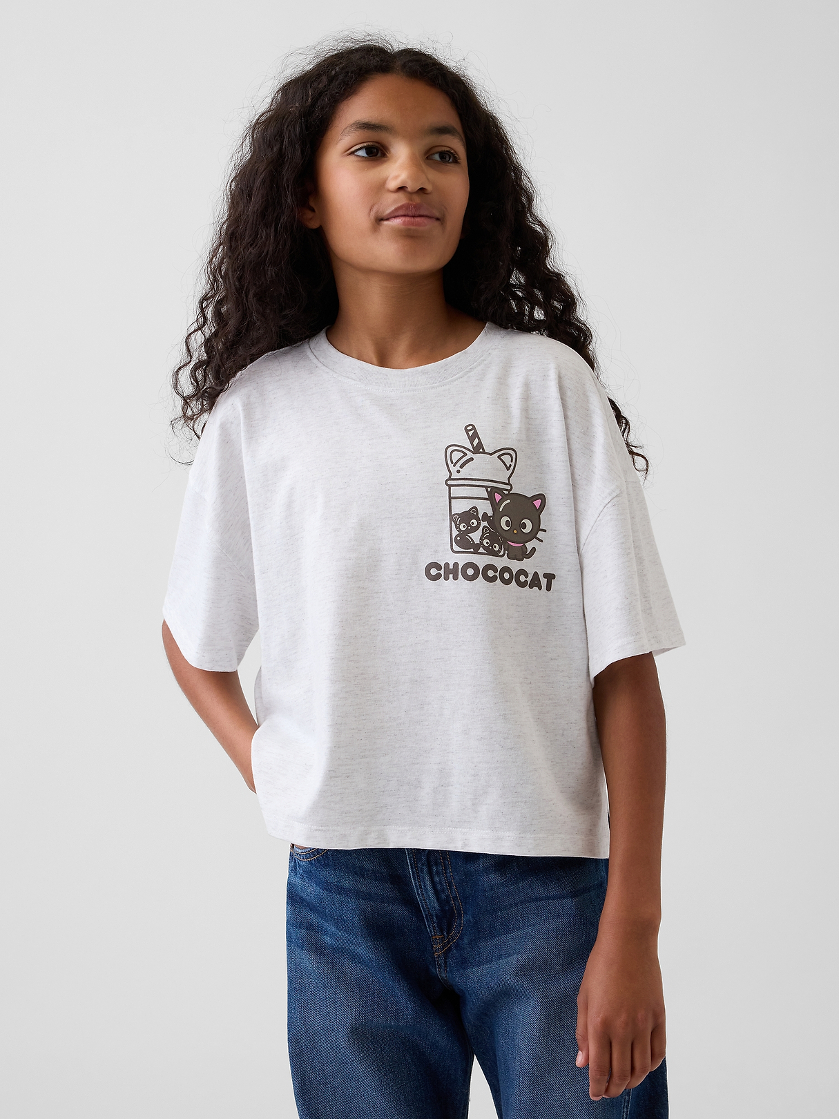 Kids Hello Kitty Oversized Boxy T-Shirt | Gap