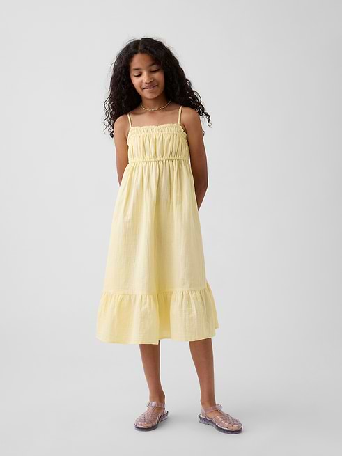 frame cotton dress Picture Maxi Dress: Shop Elegant Silk Dresses 100% cotton Size:18months new york Front Slit Detail Bustier