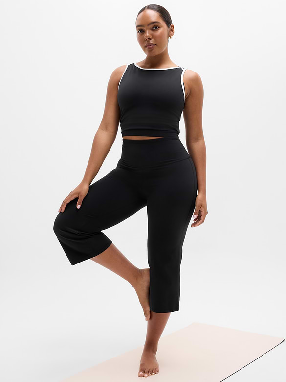Elation High Rise Crop Flare