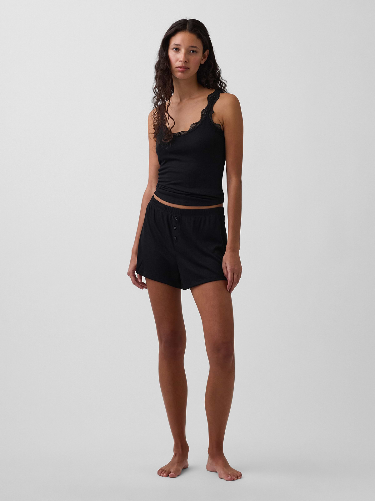 MiniRib Relaxed PJ Shorts