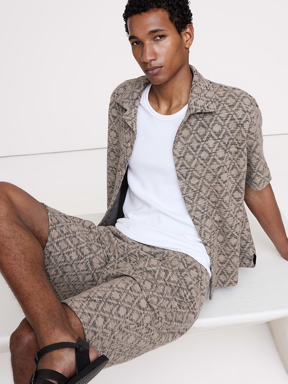 Jacquard Resort Shirt