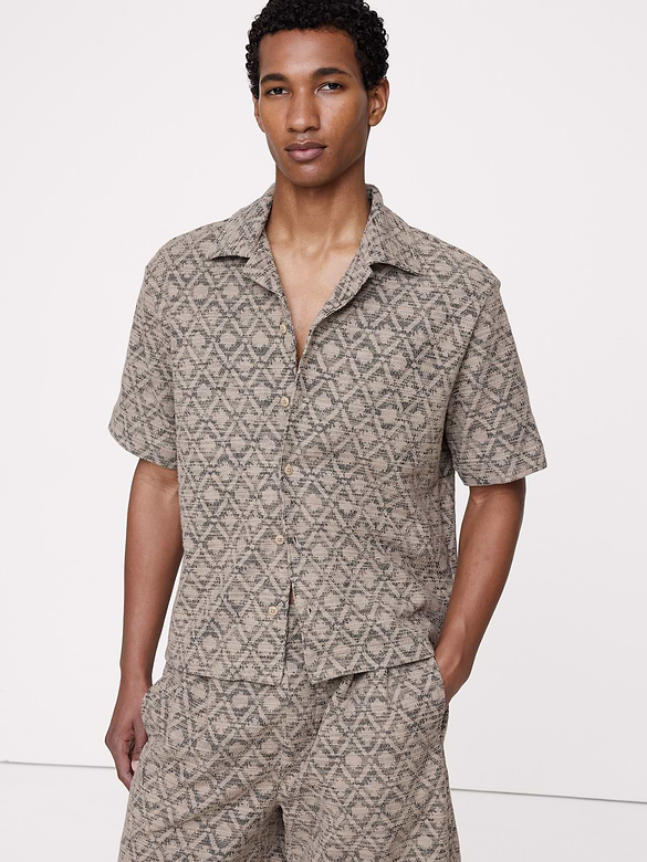 Jacquard Resort Shirt