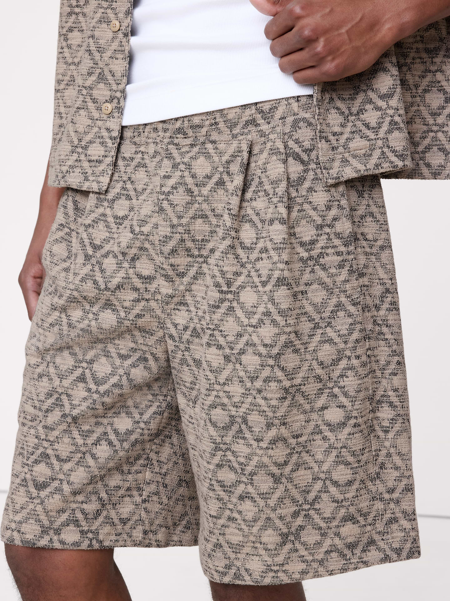 Image number 3 showing, Jacquard Pull-On Short