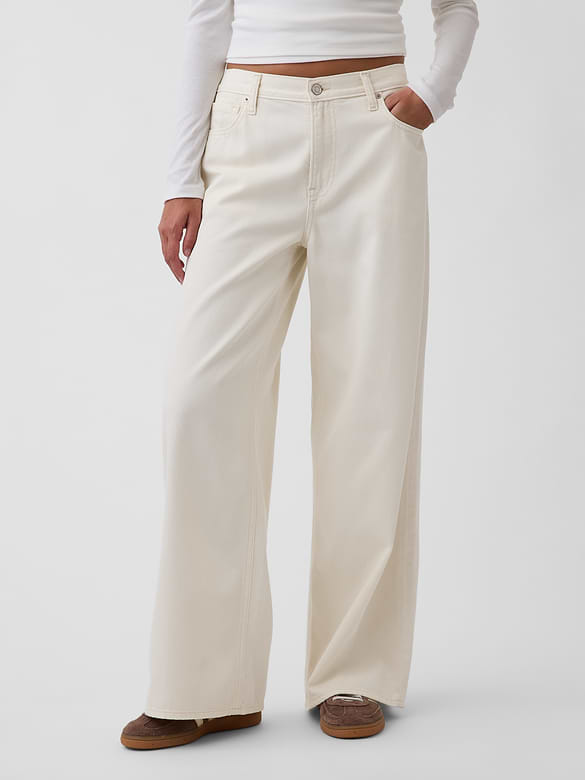 Mid Rise UltraSoft Baggy Jeans