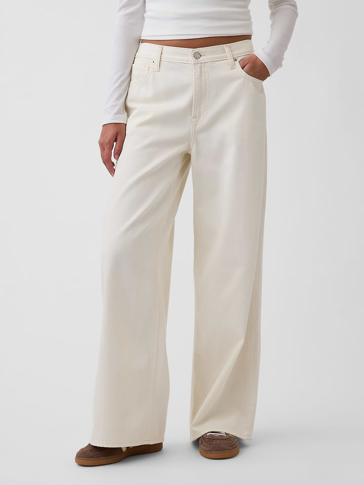 Image number 2 showing, Mid Rise UltraSoft Baggy Jeans