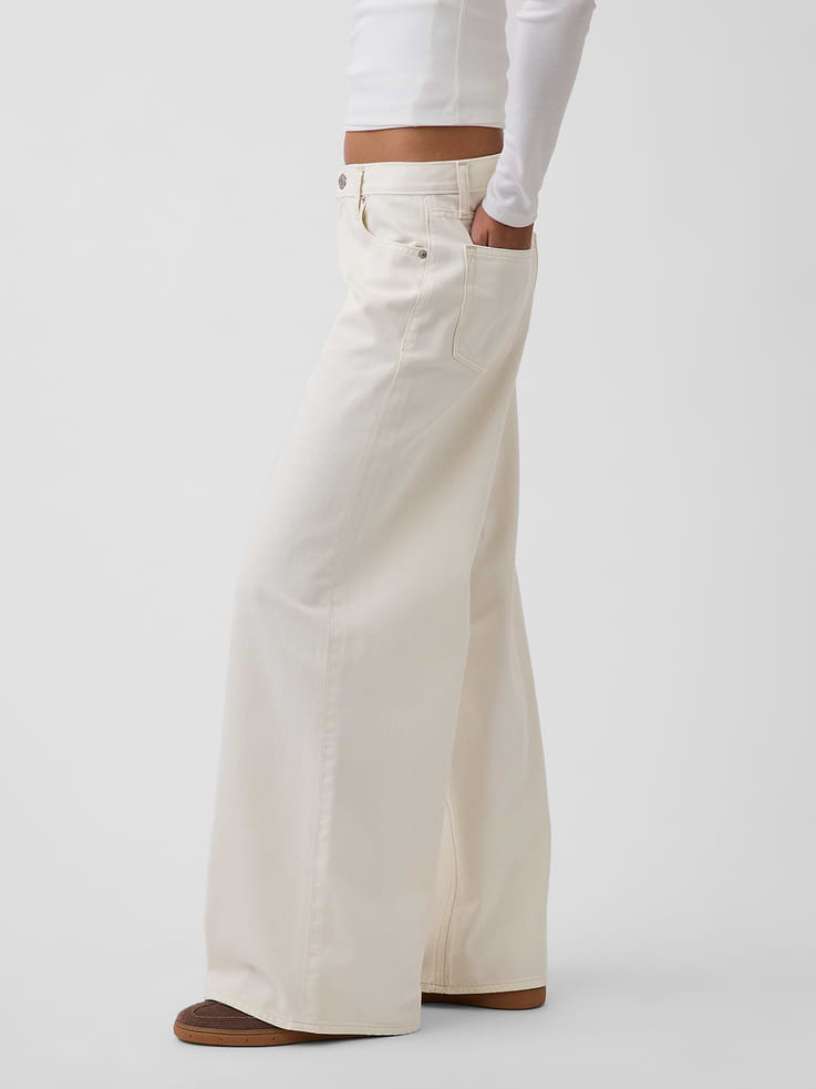 Image number 3 showing, Mid Rise UltraSoft Baggy Jeans