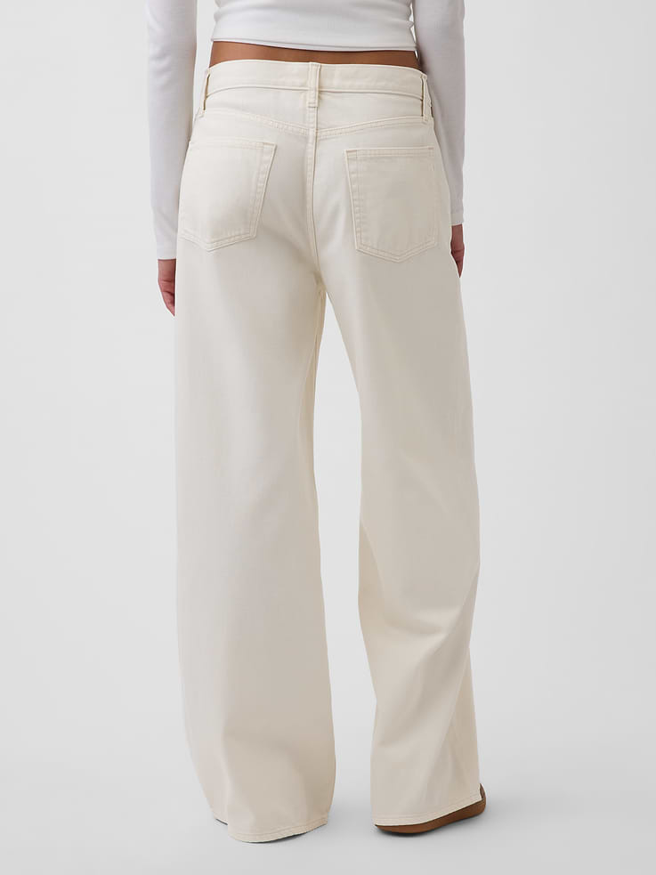 Image number 4 showing, Mid Rise UltraSoft Baggy Jeans