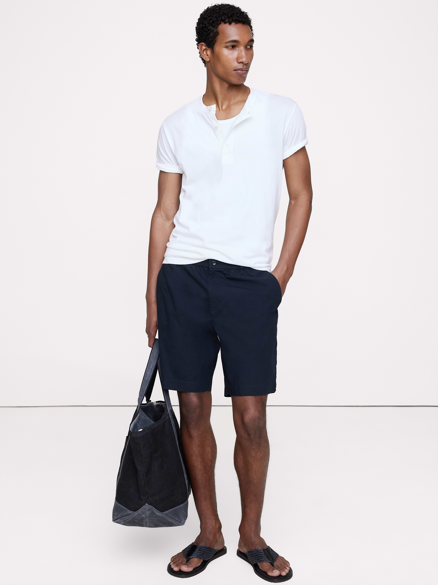 Image number 1 showing, The Weekender 9" Pull-On Short in Cotton