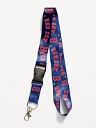 Image 1 of 2, detachable end with plastic slide buckle on lanyard, split key ring with swivel lobster clasp, WARNING: This product can expose you to chemicals including Antimony Trioxide, which are known to the State of California to cause cancer. For more information go to, Product #916158