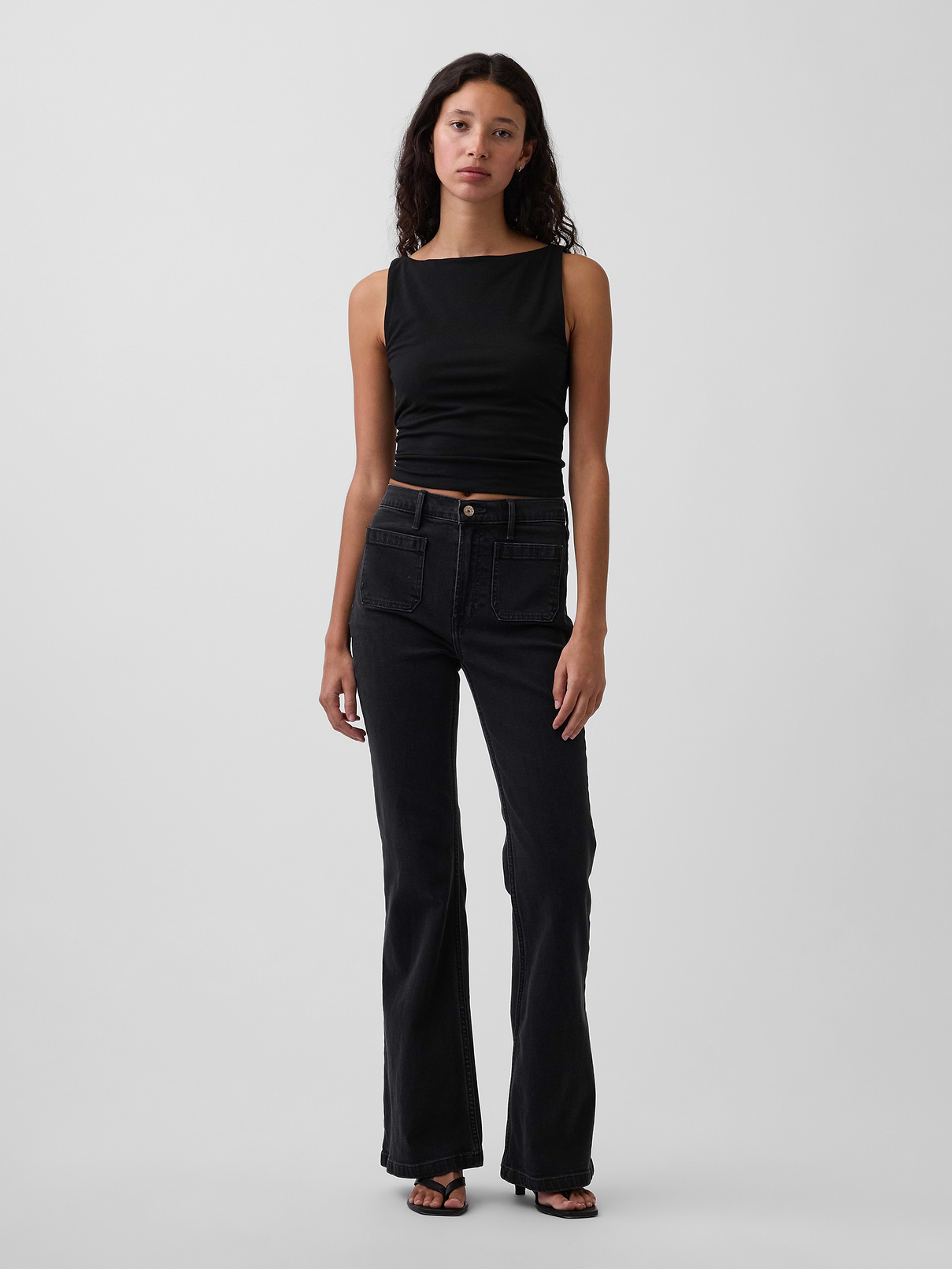 High Rise '70s Flare Jeans