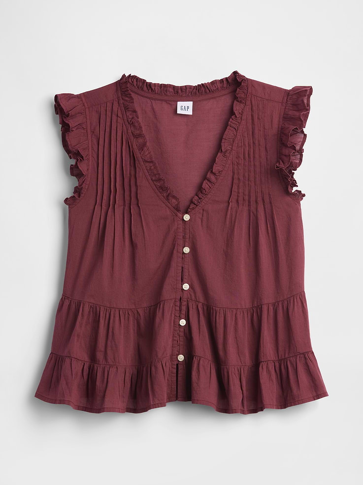 Image number 5 showing, Tiered Ruffle Top