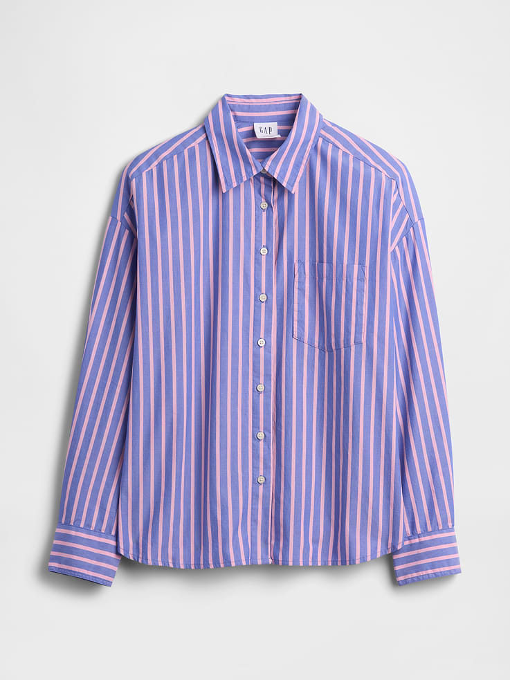 Image number 5 showing, Oversized Shirt in Poplin