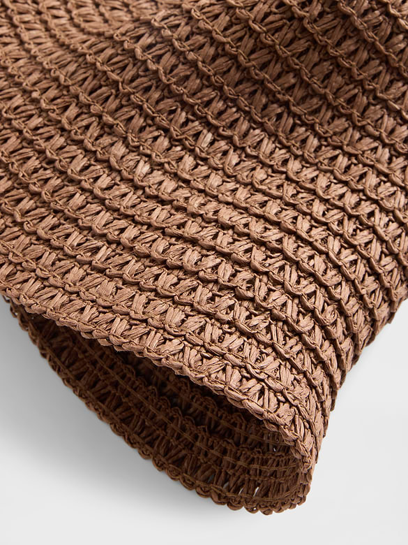 Straw Bucket Hat
